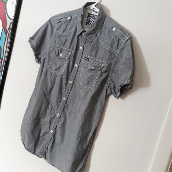 Buffalo David Bitton Mens Size Small Button Down - Picture 3 of 4